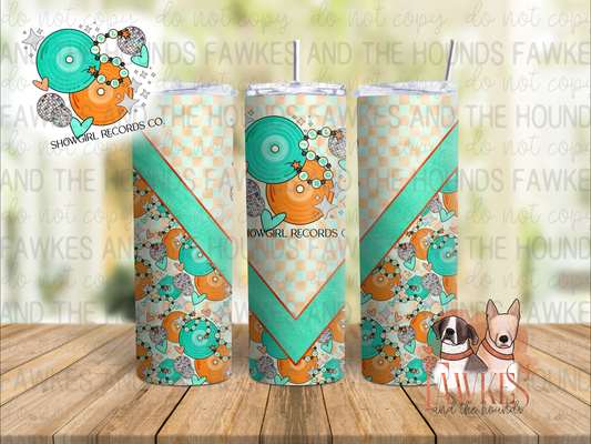 Showgirl Record Co V Split Tumbler Wrap