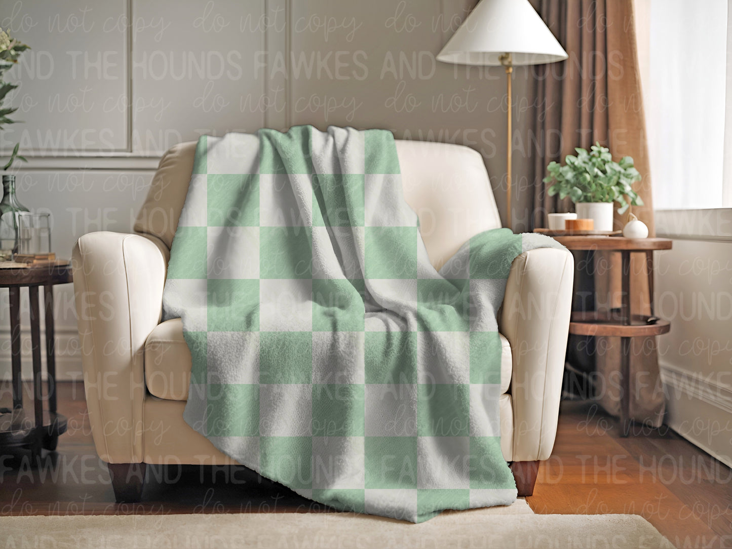 S House Coordinating Checkerboard Seamless
