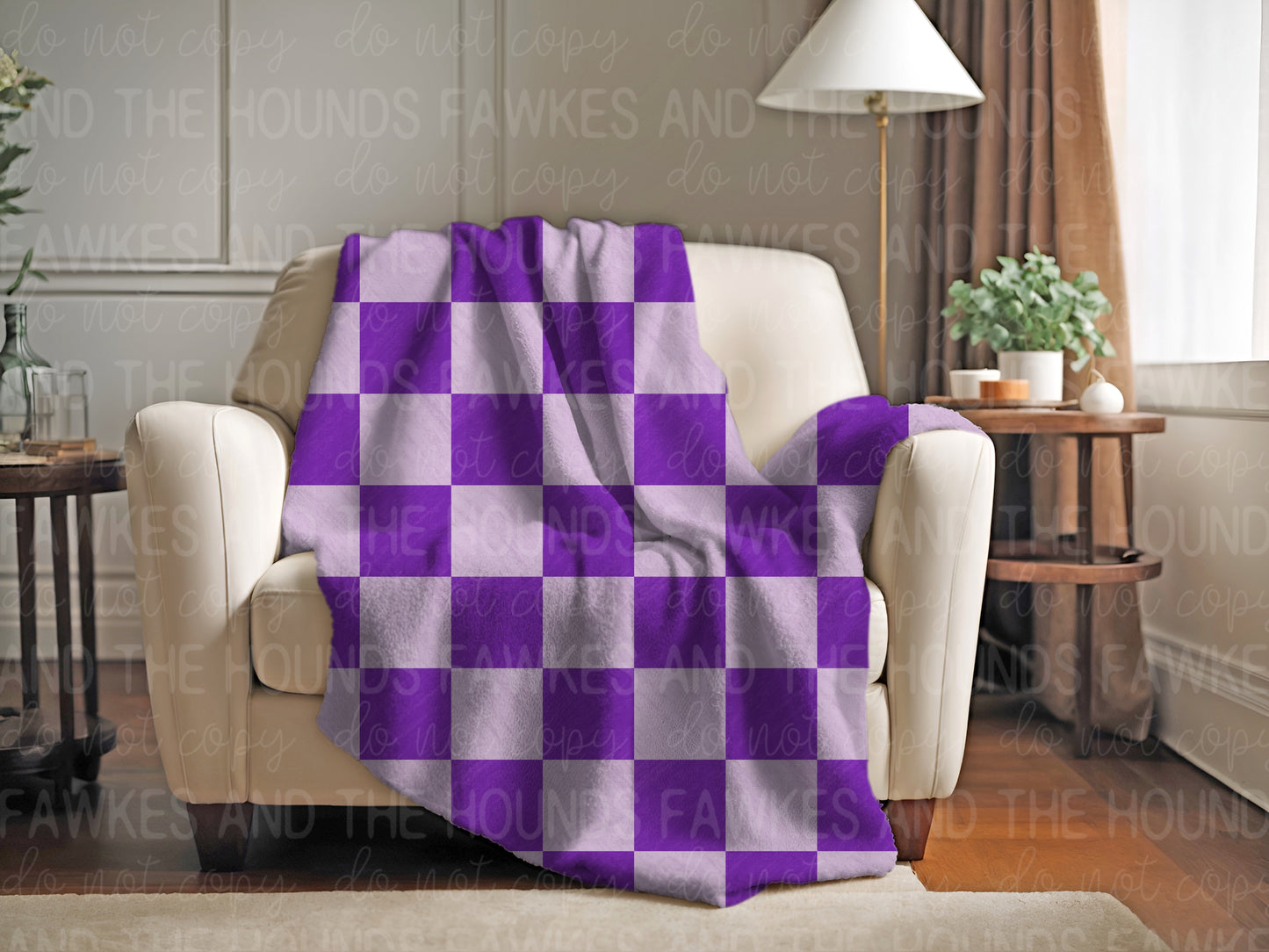 So Long London Coordinating Checkerboard Seamless