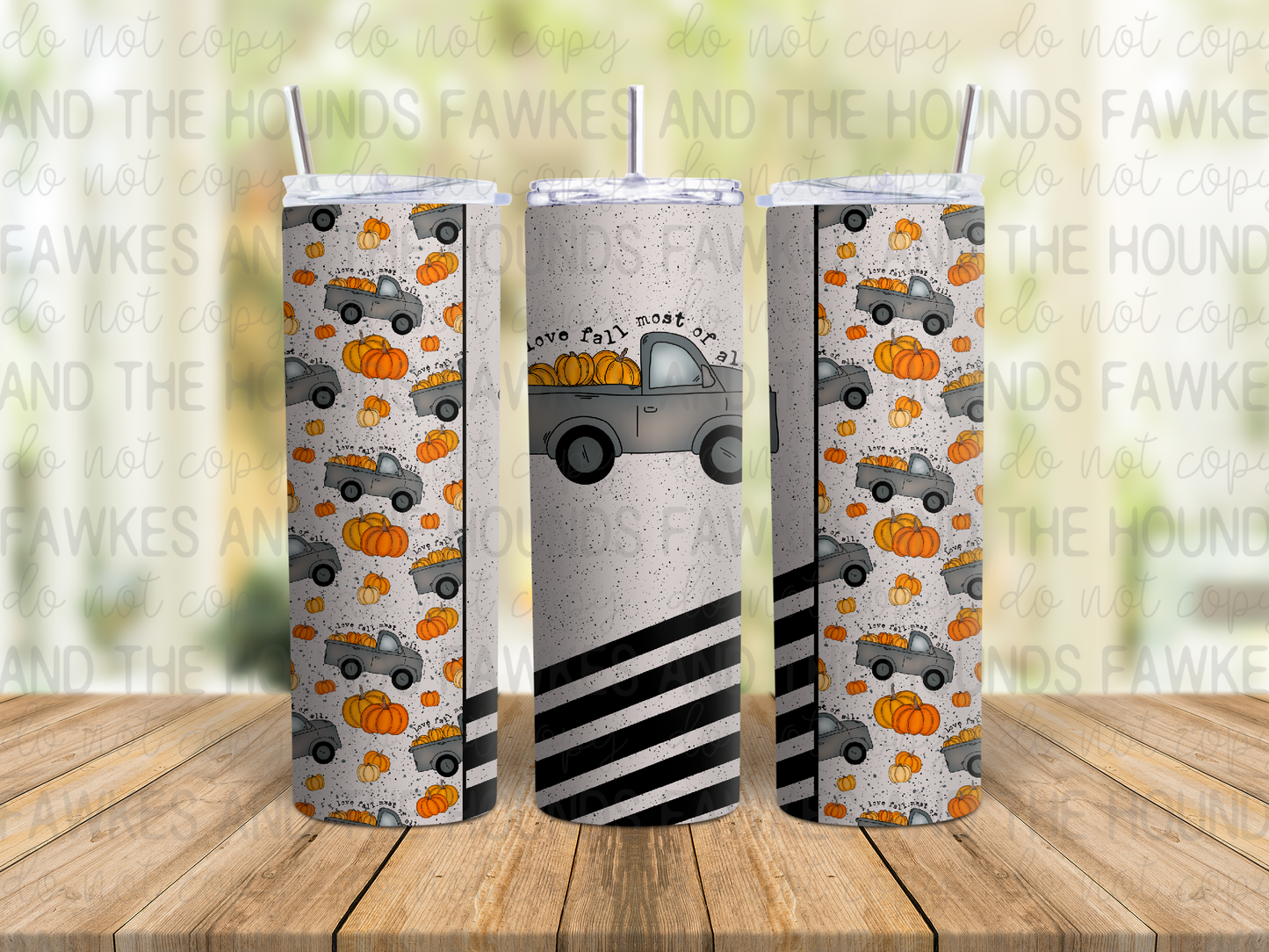 Love Fall Most of All Tumbler Wrap