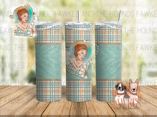 Showberry Ophelia Faux Glitter Tumbler Wrap