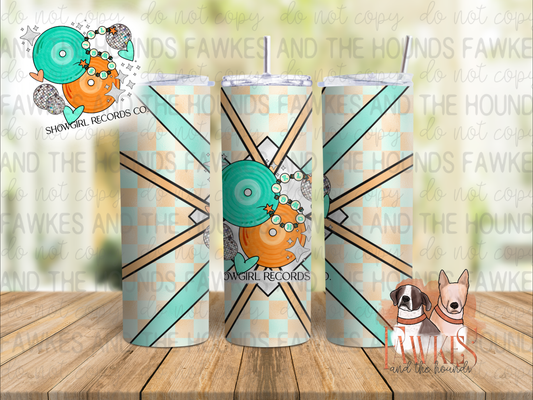 Showgirl Record Co Explosion Tumbler Wrap