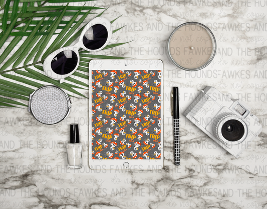 Trip or Treat Small Print Seamless
