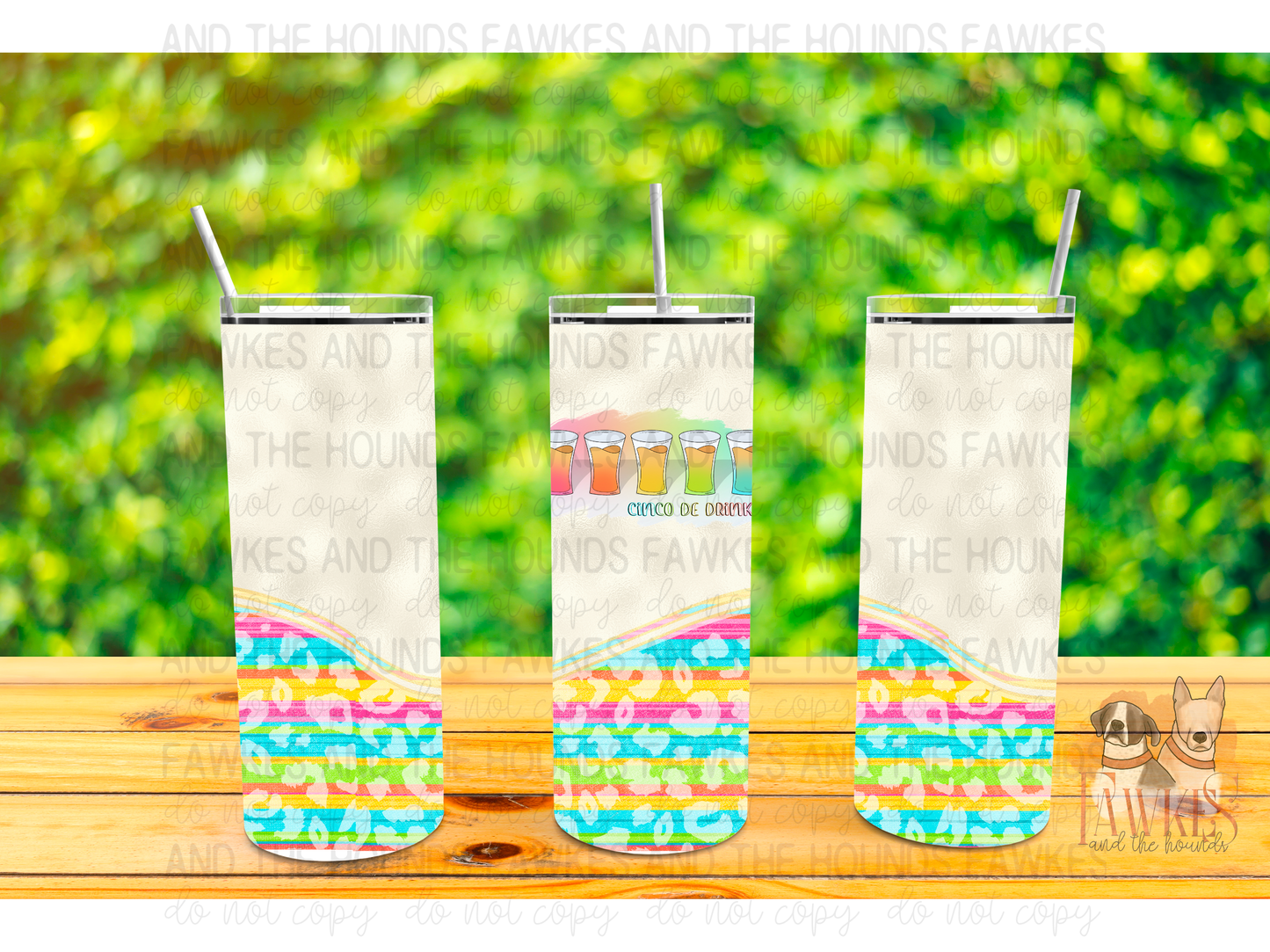 Cinco De Drinko Tumbler Wrap