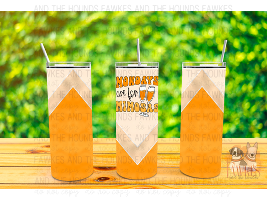 Mimosa Mondays Tumbler Wrap