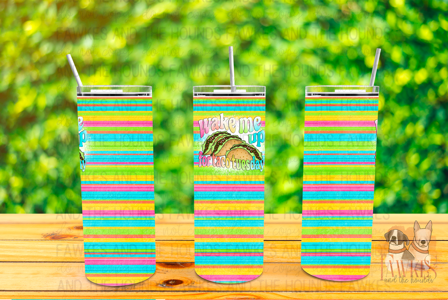 Taco Tuesday Tumbler Wrap