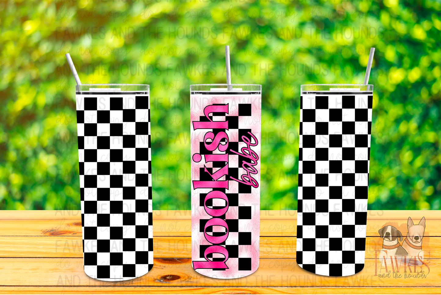 Bookish Babe Pink Tumbler Wrap