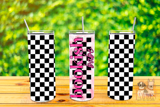 Bookish Babe Pink Tumbler Wrap
