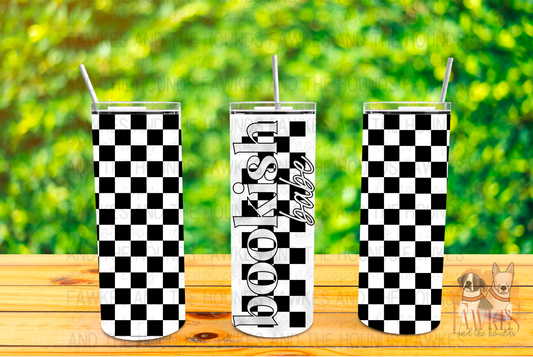 Bookish Babe Silver Tumbler Wrap