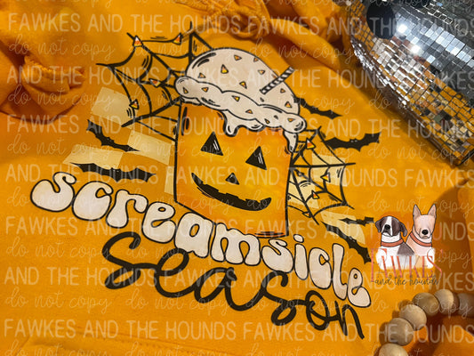 Screamsicle Season Full Color Digital Design