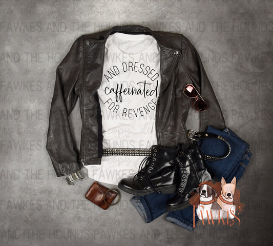 Caffeinated and Dressed Single Color