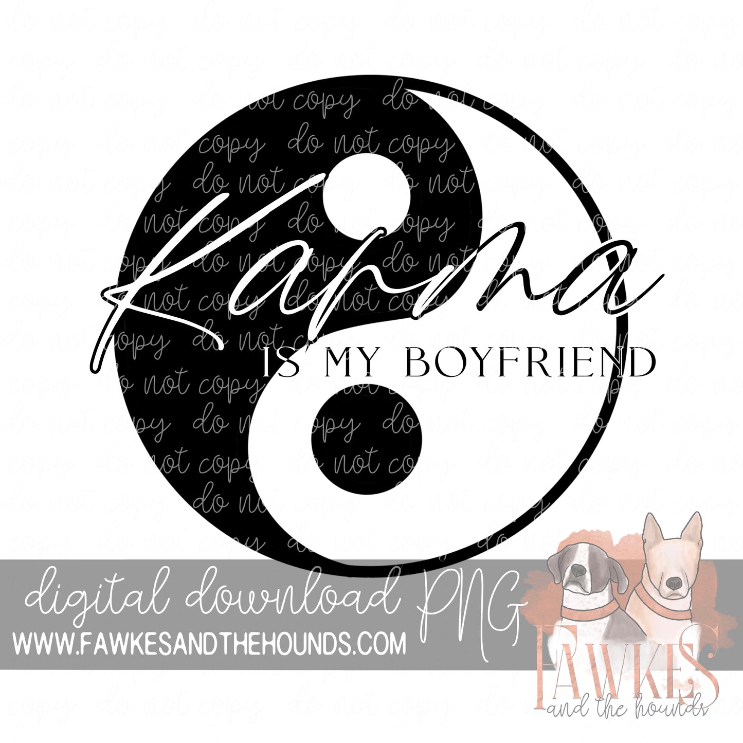 Karma Yin Yang Single Color