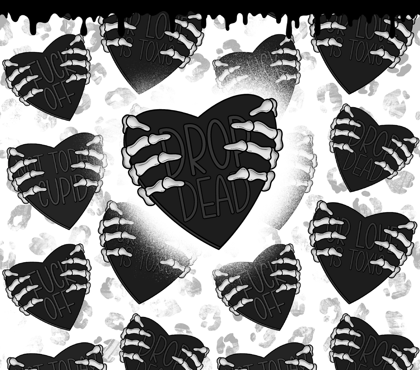 Drop Dead Drip Tumbler Wrap