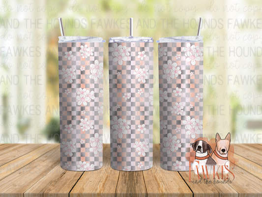 Flowers Minimalist Tumbler Wrap