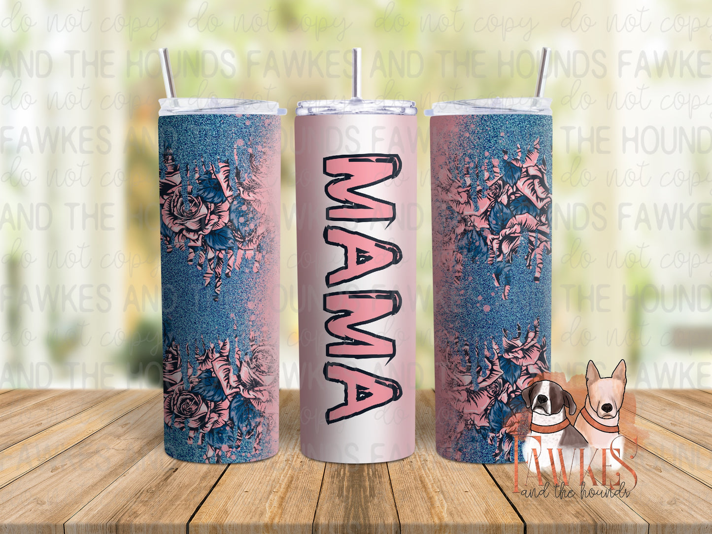 Mama Inked and Irritated Tumbler Wrap