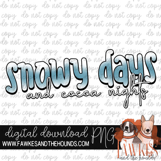 Snowy Days Full Color