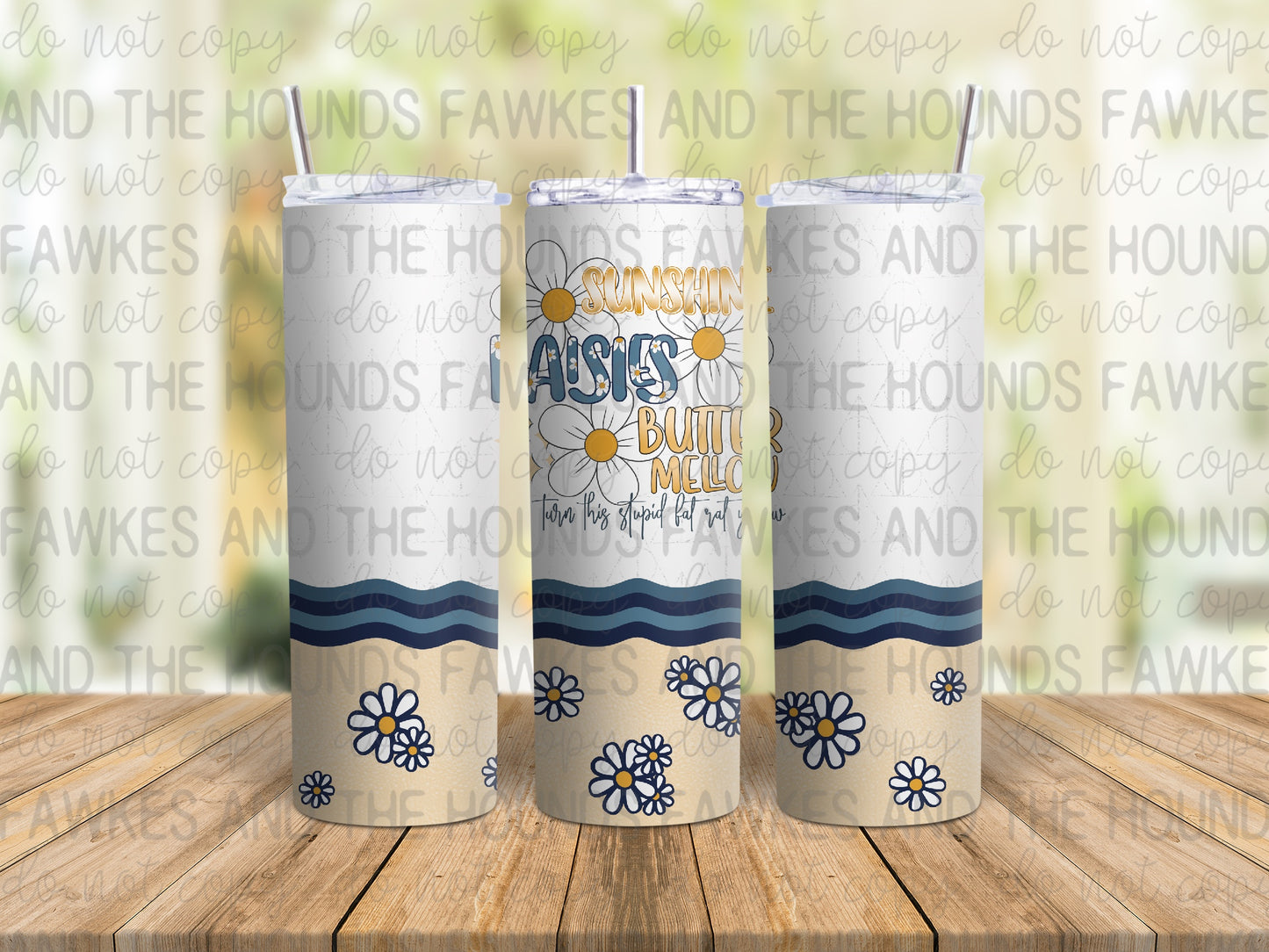 Sunshine Daisies Tumbler Wrap