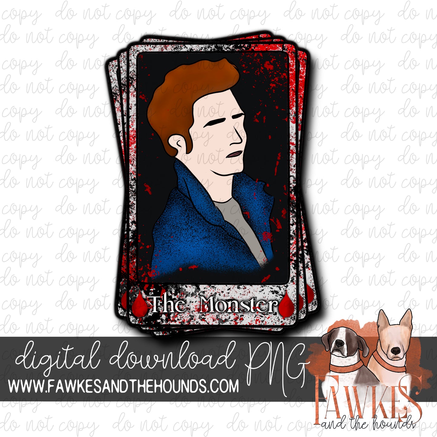 The Monster Stacked Full Color Digital Download