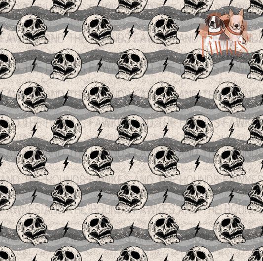 Follow The Dopamine Skull Seamless