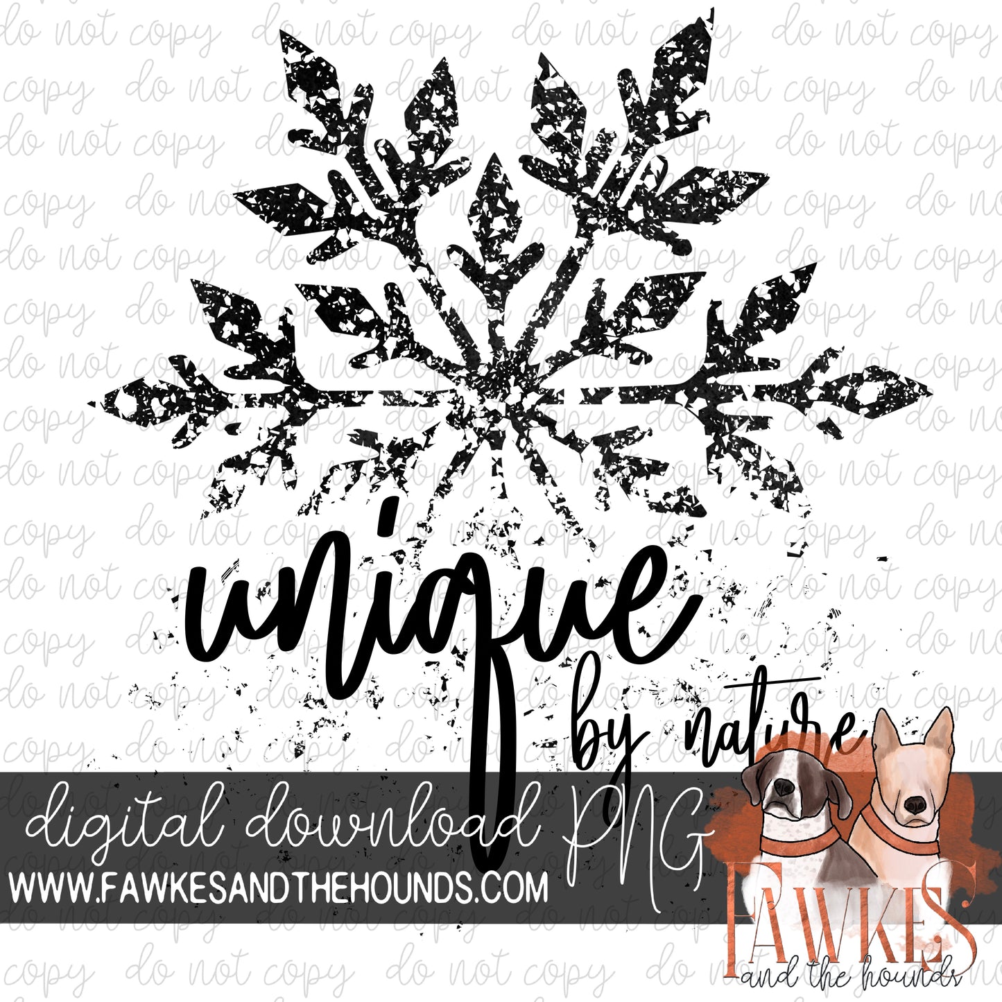 Unique By Nature Snowflake