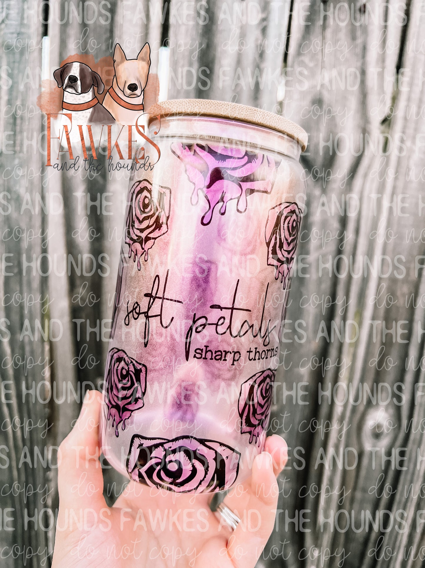 Soft Petals Libbey Snowglobe Wrap
