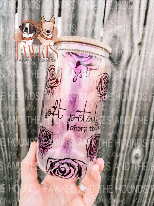 Soft Petals Libbey Snowglobe Wrap