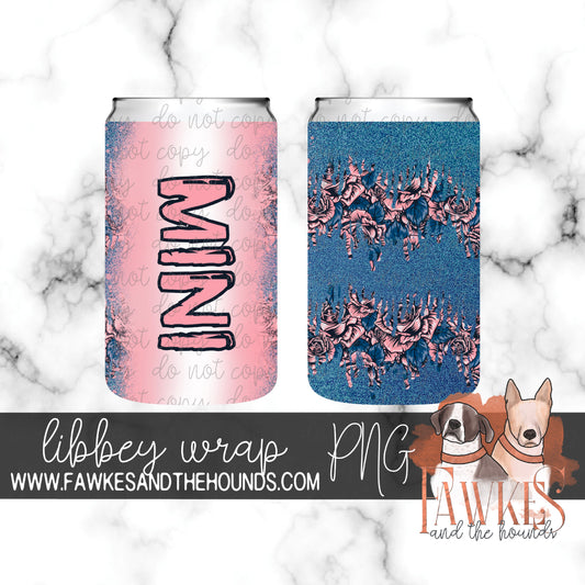 Mini Floral Seamless Libbey Wrap
