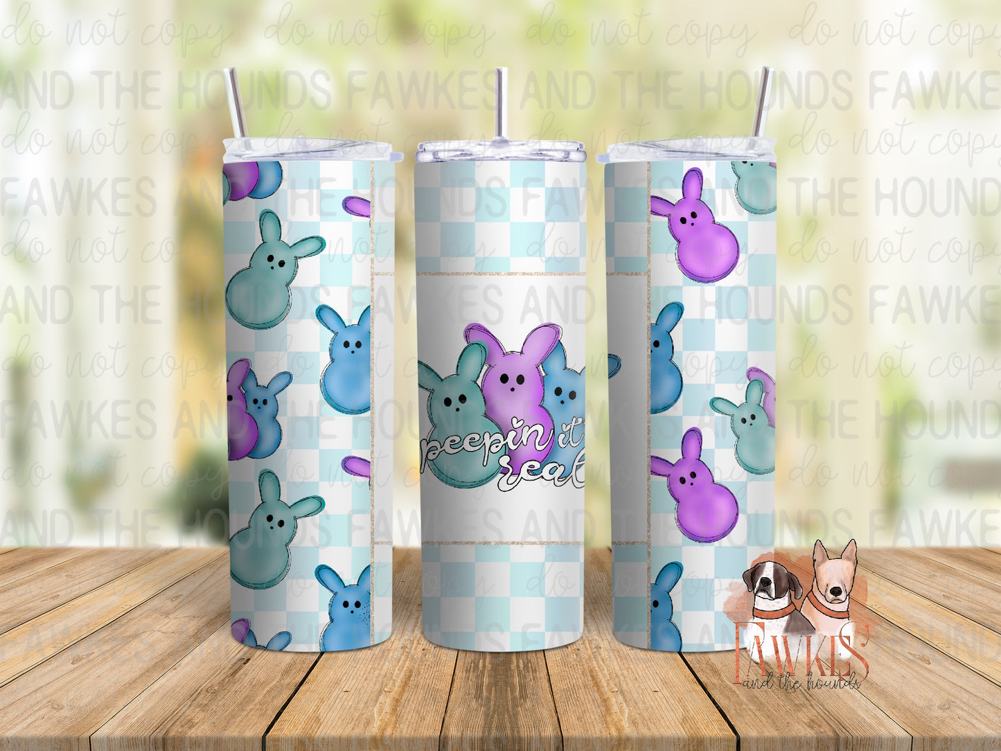 Peepin It Real Tumbler Wrap