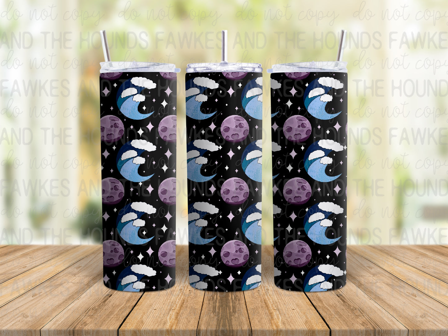 Rise With The Moon Seamless Tumbler Wrap