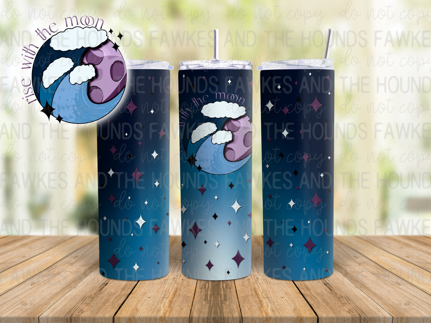 Rise With The Moon Tumbler Wrap