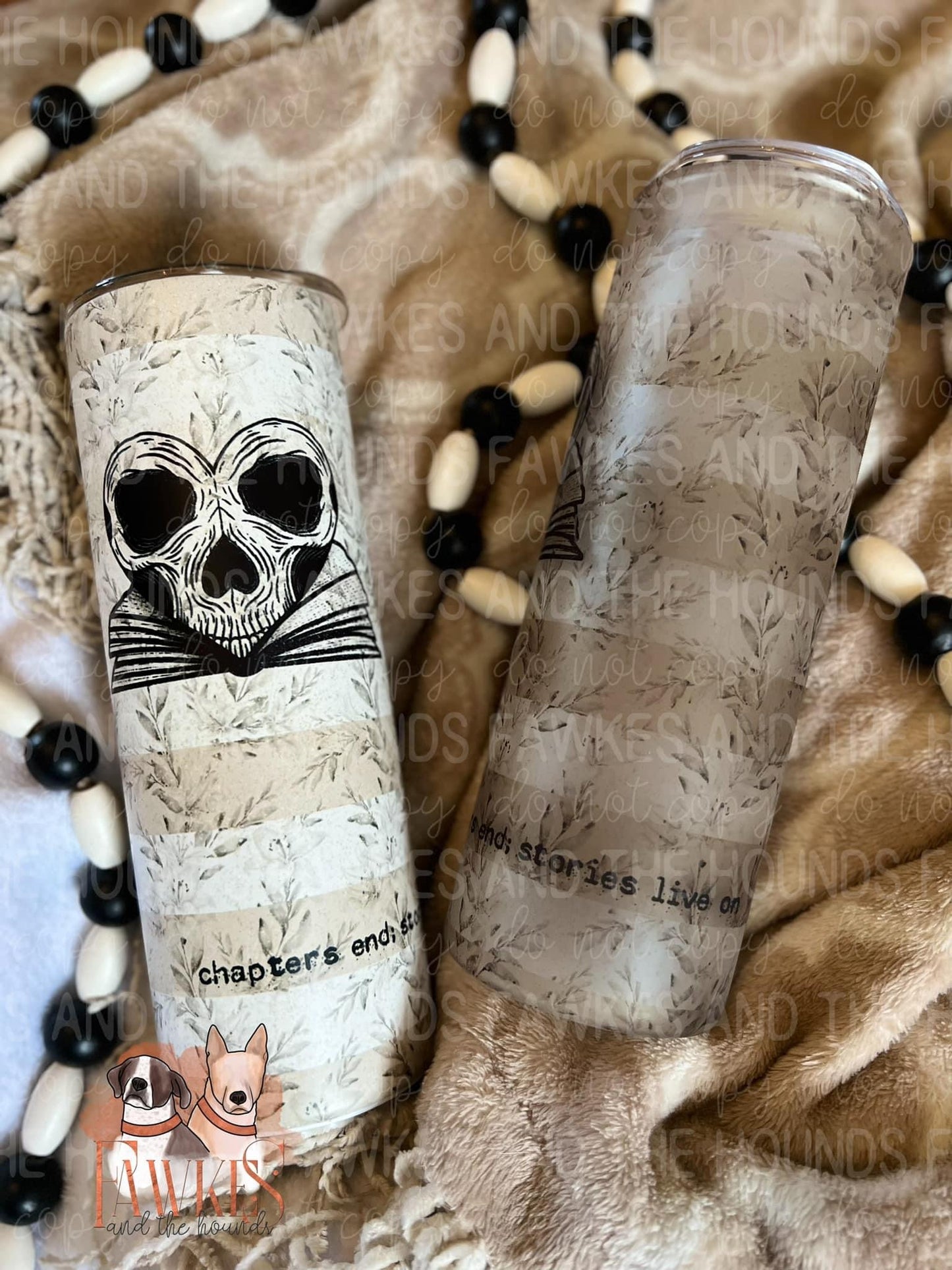 Chapters End Tumbler Wrap