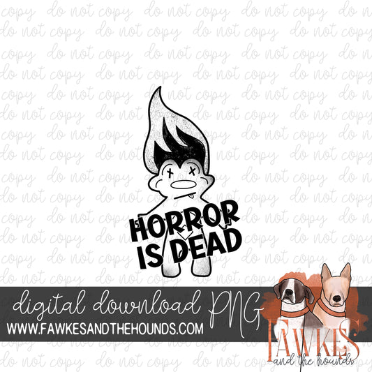 Horror Is Dead Single Color