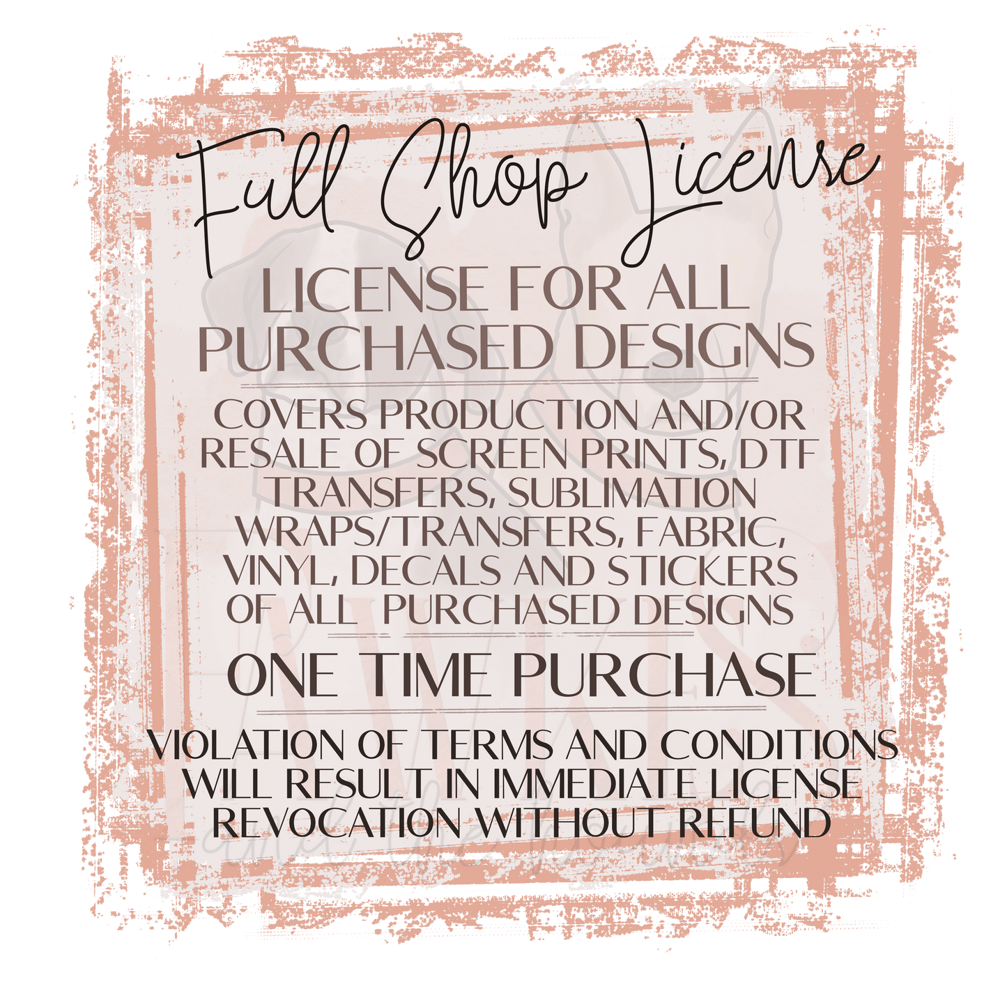 Full Shop License