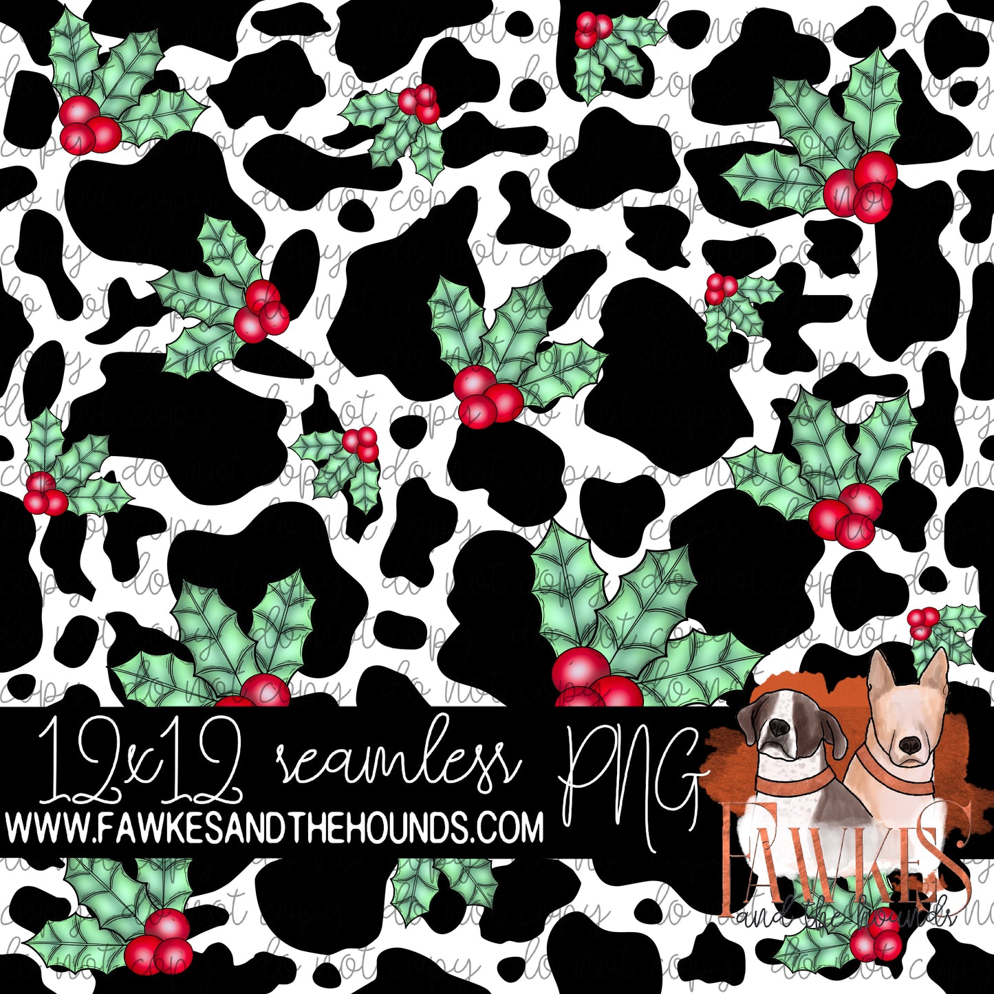 Holly Cow Seamless