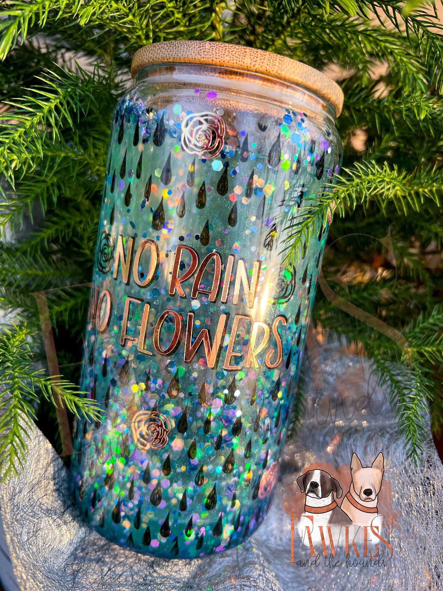 No Rain No Flowers Snowglobe