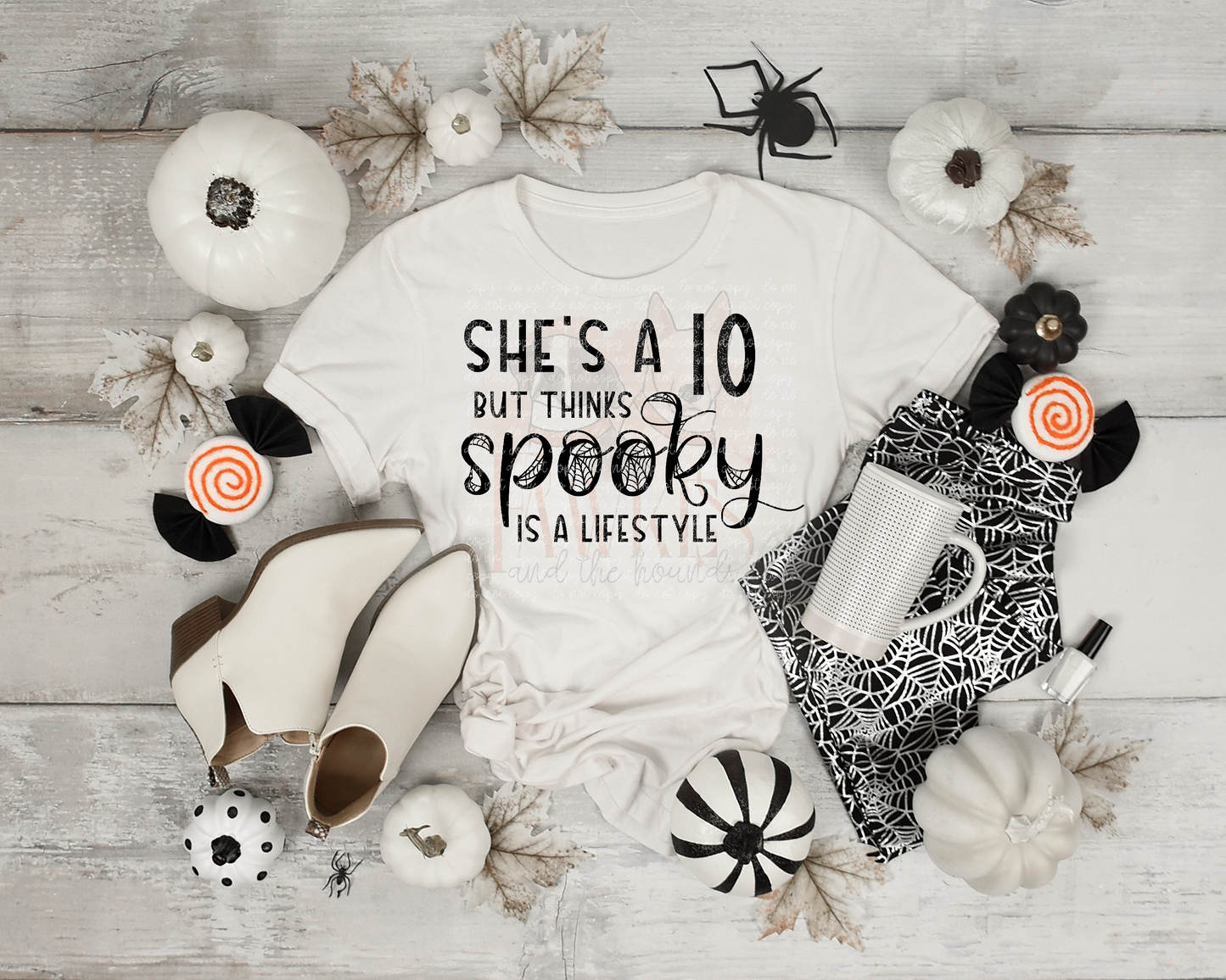 A 10 But Spooky Single Color