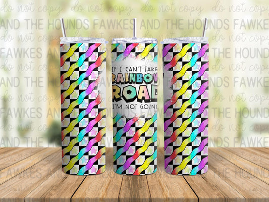 Rainbow Road Tumbler Wrap