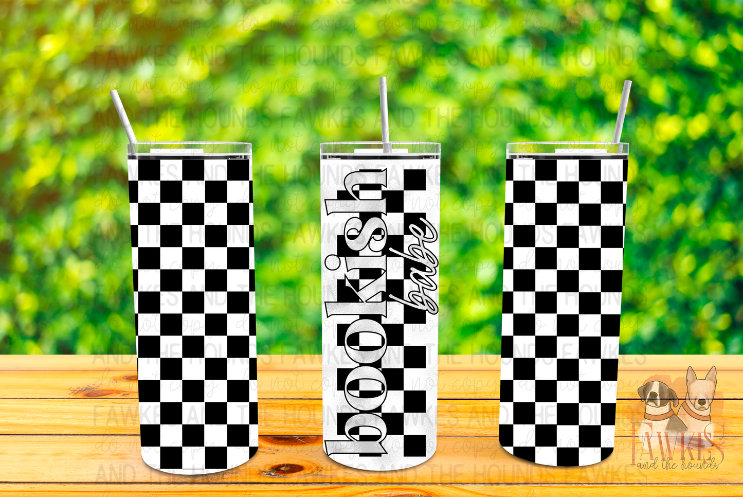 Bookish Babe Silver Tumbler Wrap