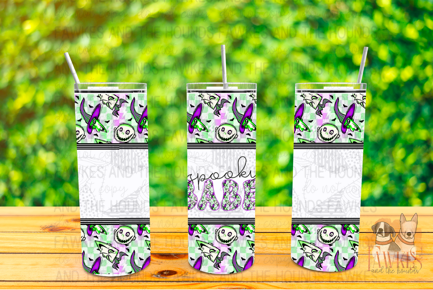 Spooky Babe Tumbler Wrap