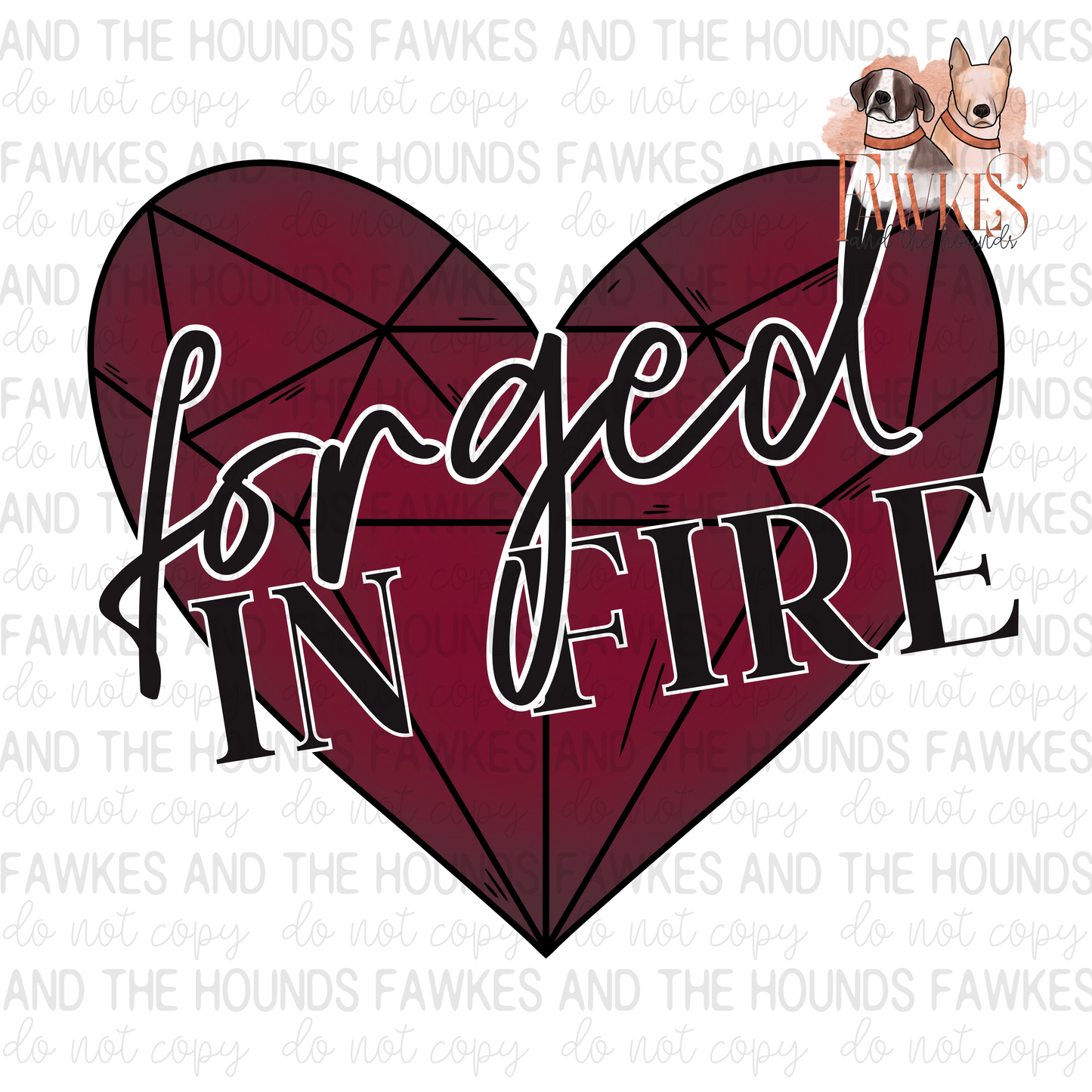 Forged in Fire Maroon