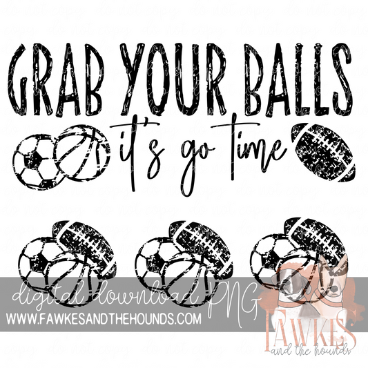 Grab Your Balls Sports Single Color with Pocket Options