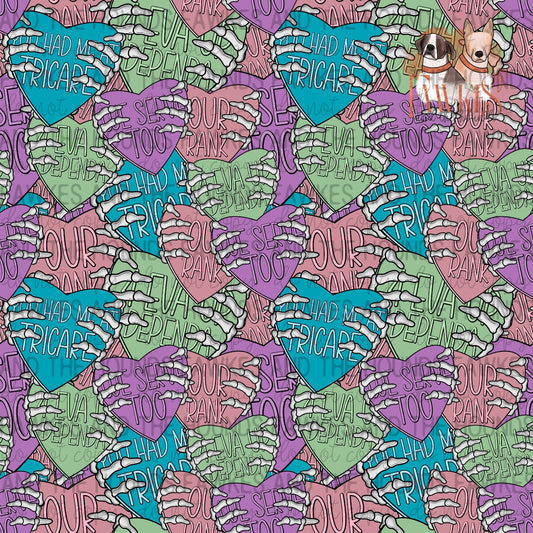 Skelly Dependa Heart Seamless
