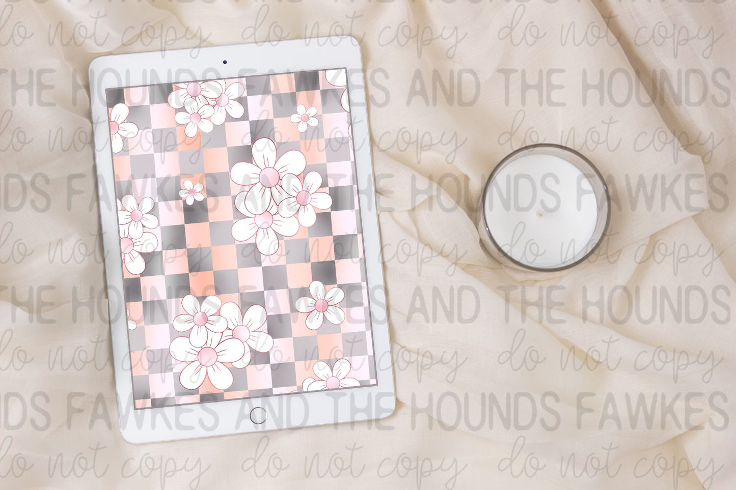 Flowers Don't Chase Bees Minimalist  Seamless