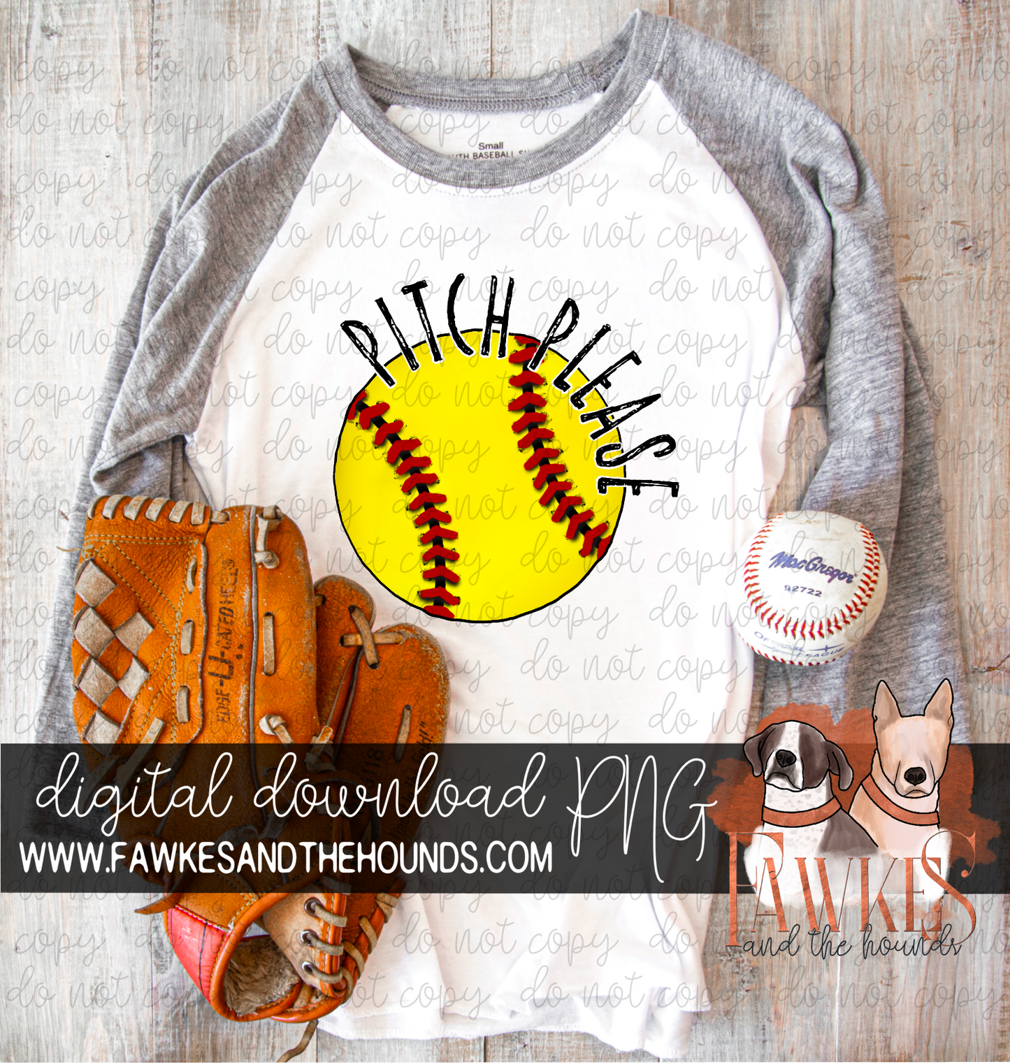 Pitch Please (Softball) Full Color