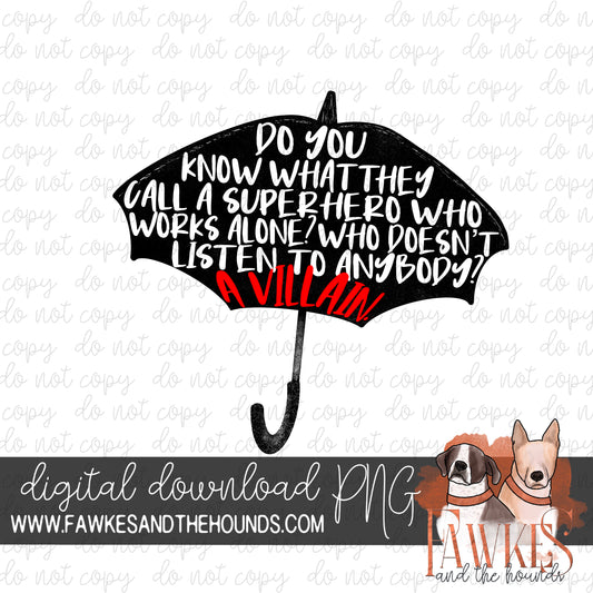 Umbrella Full Color Digital Download