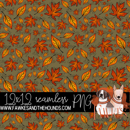 Fall Leaf Seamless 2