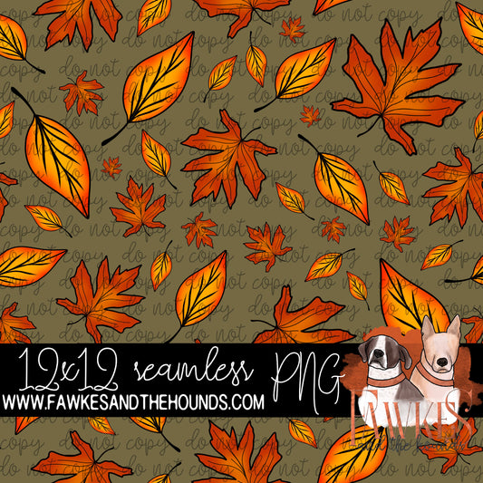 Fall Leaf Seamless