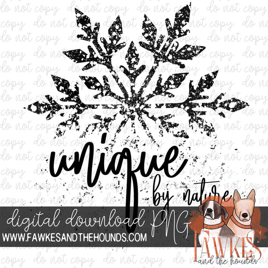 Unique By Nature Snowflake