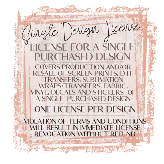 Single Design License