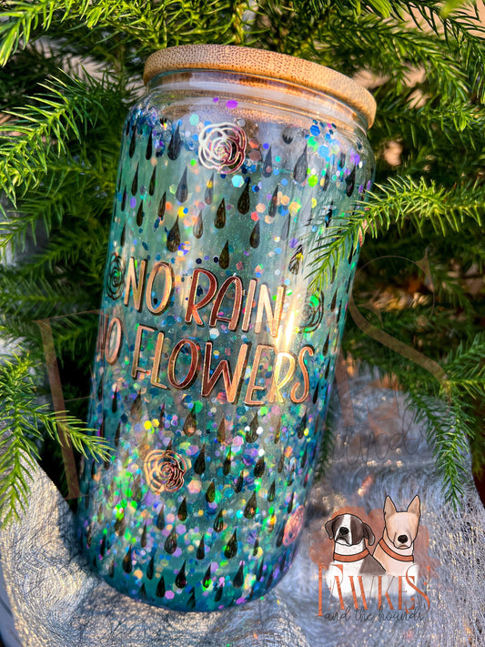No Rain No Flowers Snowglobe